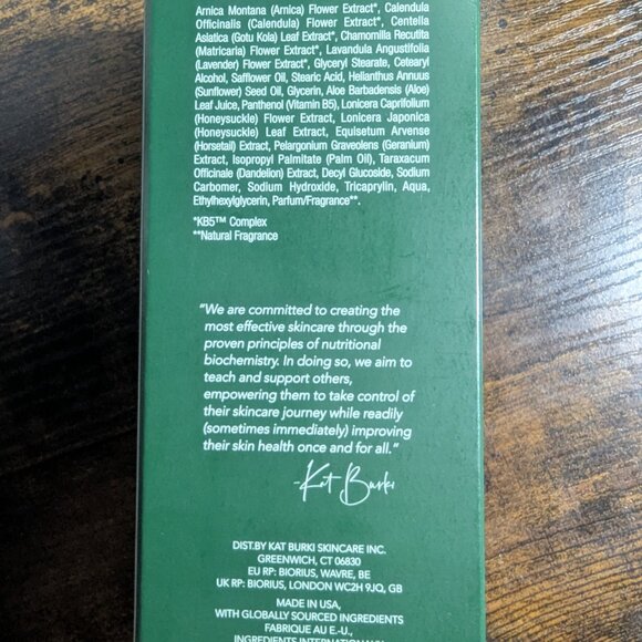 KAT BURKI Hand Therapy Moisturizing Cream w/ KB5 Complex, Safflower & Sunflower - Picture 3 of 5